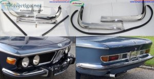 Bmw 2800 cs / bmw e9 / bmw 30 cs bumper (1968-1975) by stainless