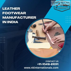 Leather footware manufacturers in india