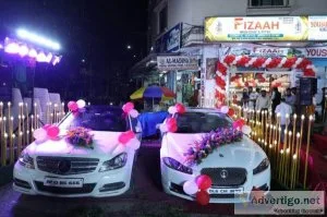 Luxury car rental for wedding in hyderabad at fizaah groups