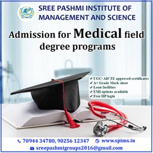 Admission for medical field degree programs