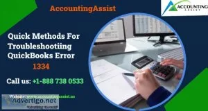 How to troubleshoot quickbooks error 1334?