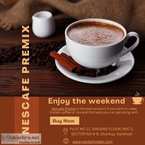 Nescafe premix for instant coffee and tea
