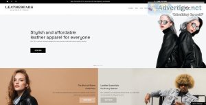 Switch to luxury leather apparel - shop at leatherfads
