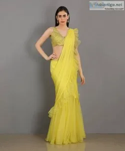 Shop the latest collection of designer indian sarees for women a