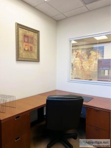 Double office for rent w/ amenities