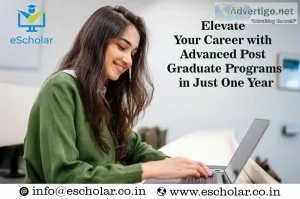 Elevate your career with advanced post graduate programs in just