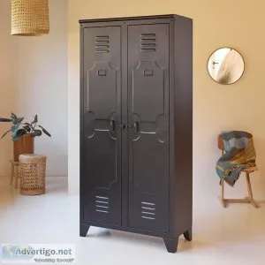Industrial metal cabinet wardrobes