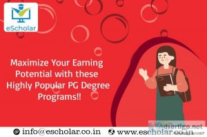 Maximize your earning potential with these highly popular pg deg