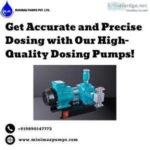 Get accurate and precise dosing with our high-quality dosing pum