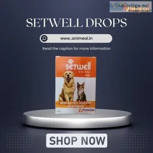 Setwell drops, 30ml - flat 12% off - free shipping - animeal