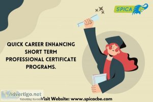 Quick career enhancing short-term professional certificate progr