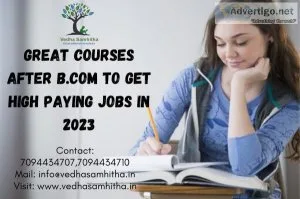 Great courses after bcom to get high-paying jobs in 2023