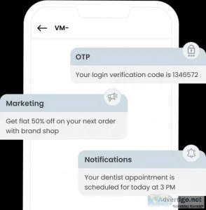 Scale your customer engagement with our sms api