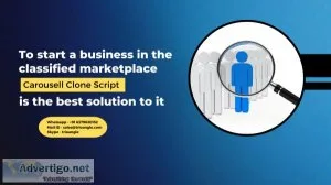 To start a business in the classified marketplace carousell clon