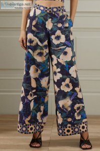 Buy designer wide leg pant for women online at ranna gill
