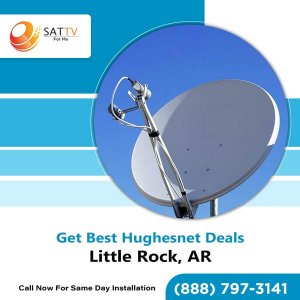 Connect to the hughesnet internet in little rock, ar with sattvf