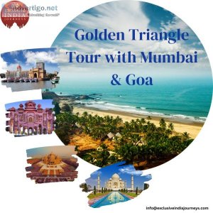 golden triangle tour with mumbai & goa 