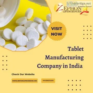 Tablet manufacturing company in india | zephon lifesciences