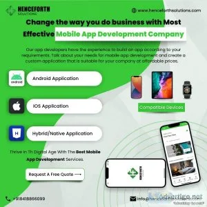Best web & mobile app development company | henceforth solutions