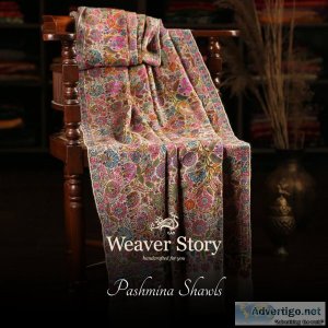 Buy kashmiri pashmina shawl || weaverstory
