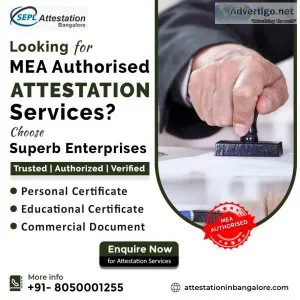 Mea apostille services in bangalore