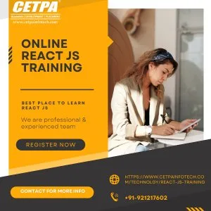 Best online react js coaching institute in noida