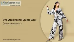 One stop shop for lounge wear ? buy at wabi sabi