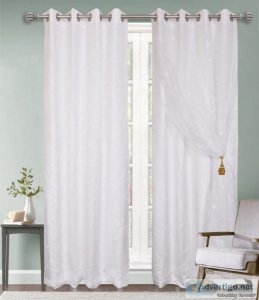 Buy 2in double velvet curtains online in india