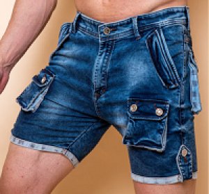 Shop mens denim cargo shorts online at low price