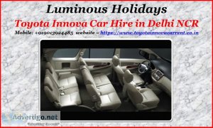 Innova on rent in delhi with driver