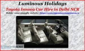 Innova on rent in delhi with driver