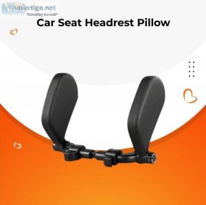 Car seat headrest pillow