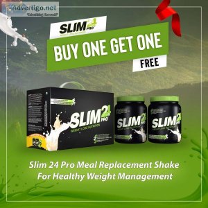Get slim body with best meal replacement shake slim 24 pro