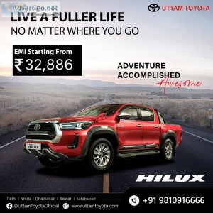 Hilux starting price 33, 40, 000 in noida | uttam toyota