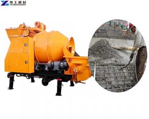 Concrete mixer pump for construction