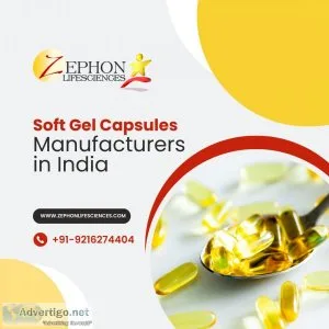 Softgel capsules manufacturers in india | zephon lifesciences