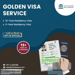 Golden visa service - 5 years and 10 years residency visas- call