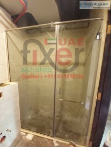 Swing shower enclosure