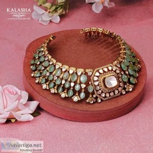Polki and jadau jewellery collection by kalasha fine jewels hyde