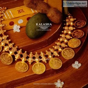 Gold accessories at kalasha fine jewels hyderabad