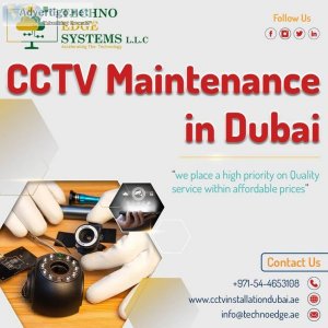 Find here all types of cctv maintenance in dubai for business ne