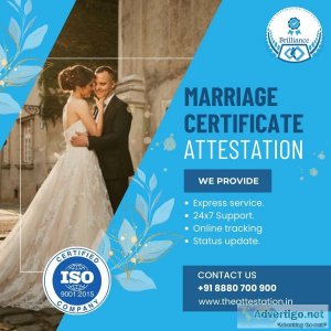Get your marriage certificate attestation