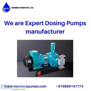 We are expert dosing pumps manufacturer