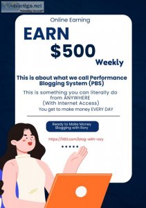 Earn an extra income of $500 weekly by pbs