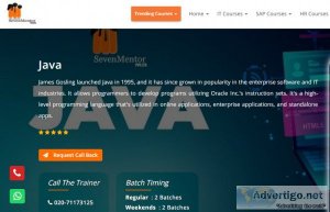 Java course in pune | sevenmentor