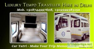 Maharaja seater tempo traveller hire in delhi