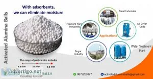 Activated alumina balls for better oil purification