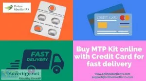 Buy mtp kit online with credit card for fast delivery