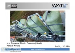 Water iron removal plant in kerala