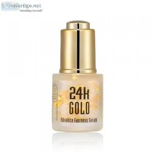 Buy 24k gold fairness face serum online silverdene luxury